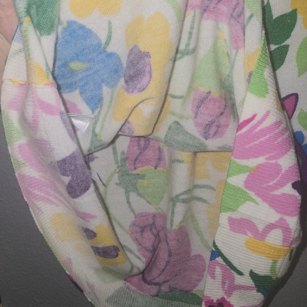 J. Crew Margot Sweater In Garden Print Size XXS